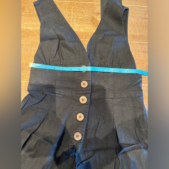 FOREVER 21 Black Button Down Romper - Picture 9 of 12